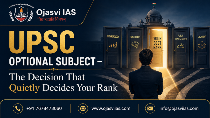 UPSC Optional Subject — The Decision That Quietly Decides Your Rank