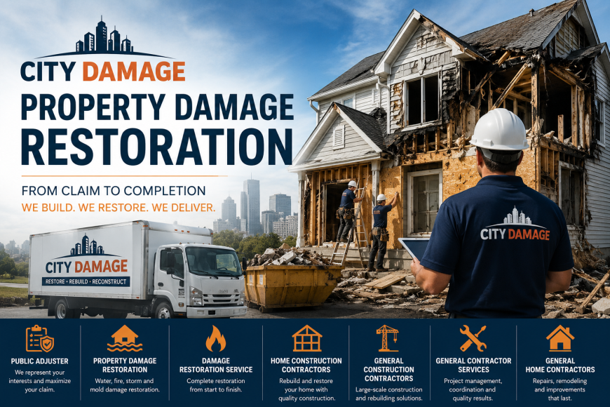 General Construction Contractors for Property Rebuilding Projects
