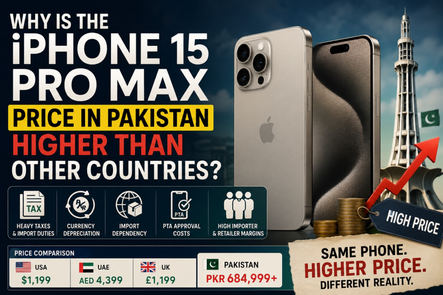 Why Is the iPhone 15 Pro Max Price in Pakistan Higher Than Other Countries?