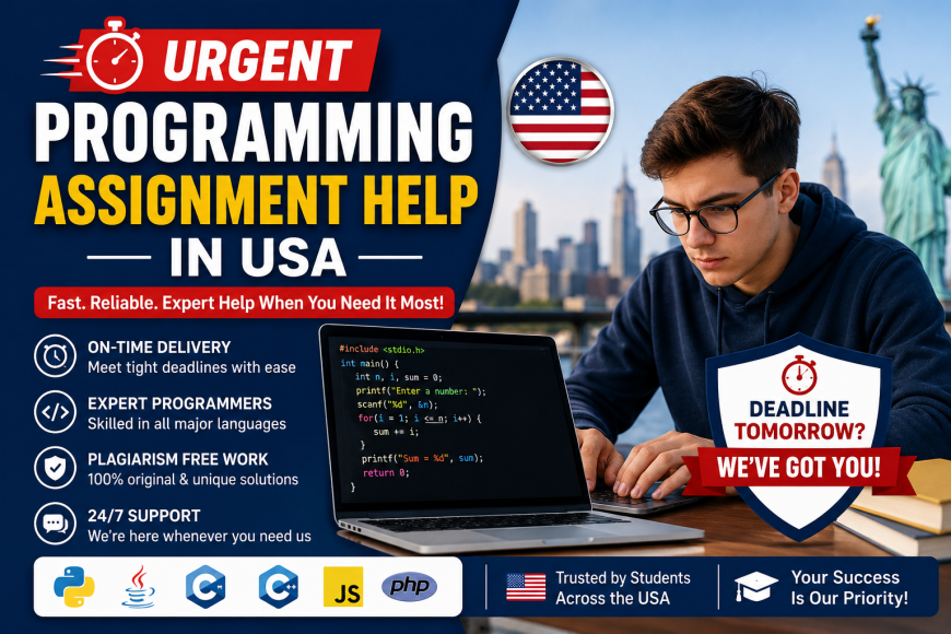 Stuck with a Coding Deadline? Get Urgent Programming Assignment Help Today