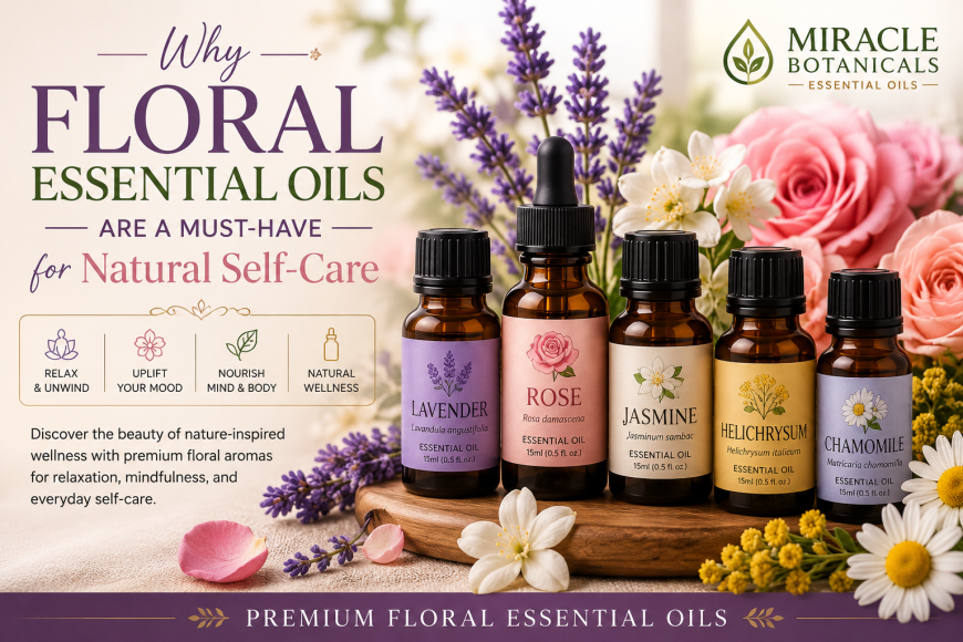 Why Floral Essential Oils Are a Must-Have for Natural Self-Care