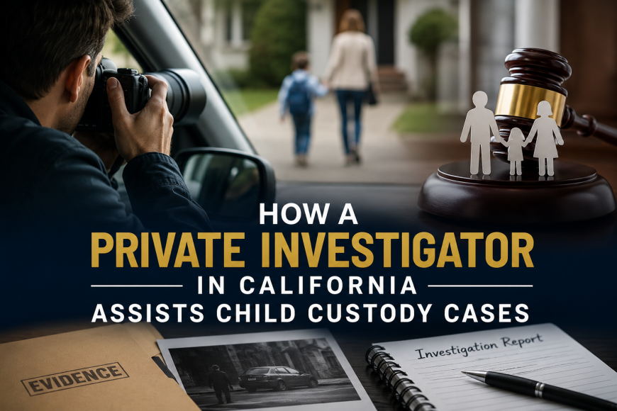 How a Private Investigator in California Assists Child Custody Cases