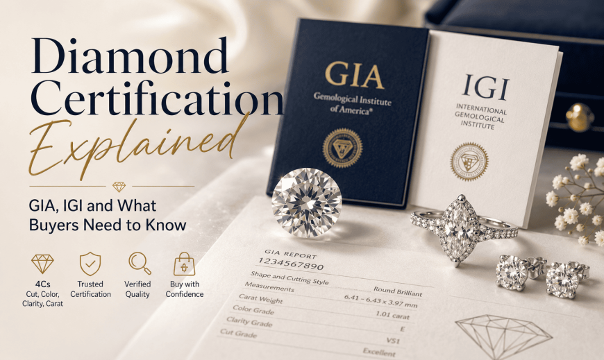 Diamond Certification Explained: GIA, IGI and What Buyers Need to Know