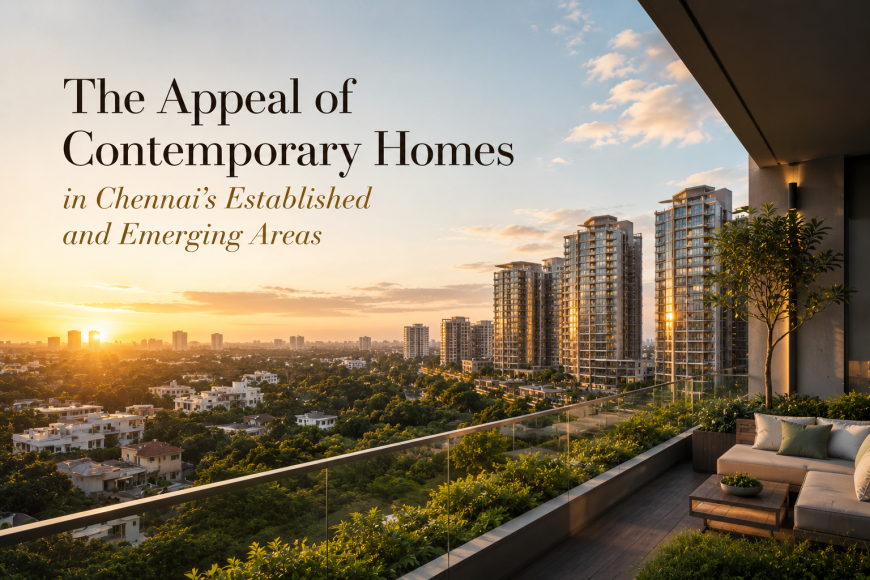 The Appeal of Contemporary Homes in Chennai’s Established and Emerging Areas