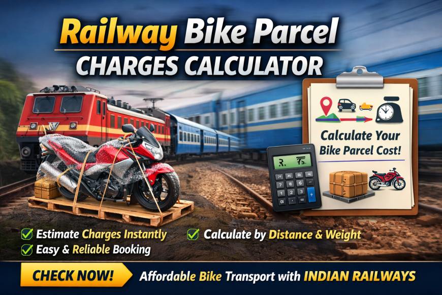 Railway Bike Parcel Charges Calculator: Easily Estimate Bike Transport Costs by Train`
