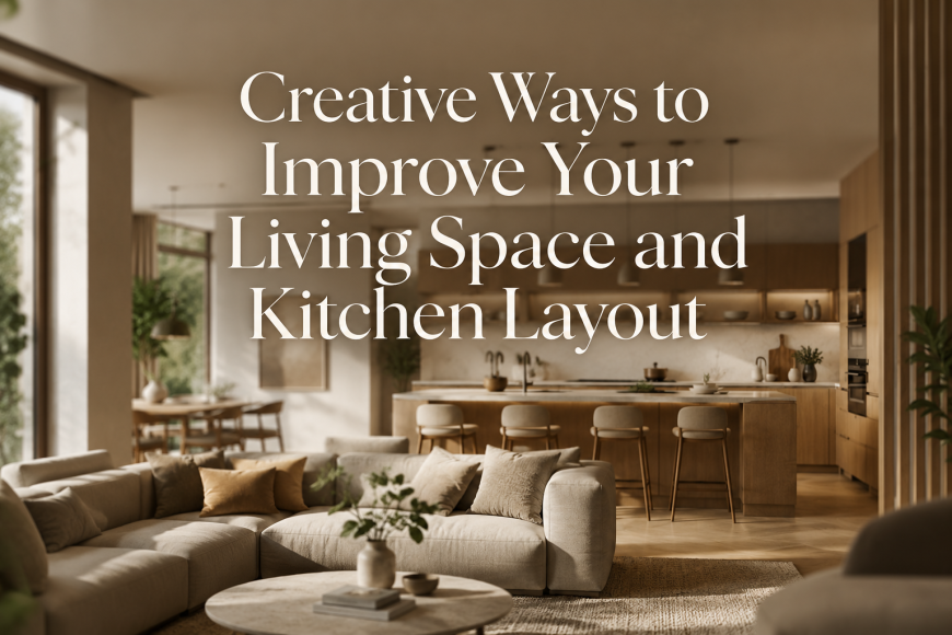 Creative Ways to Improve Your Living Space and Kitchen Layout