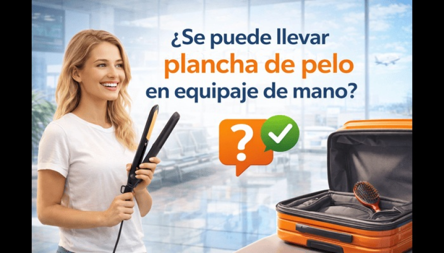 Guía Fácil: Se Puede Llevar Plancha de Pelo en Equipaje de Mano o Facturado