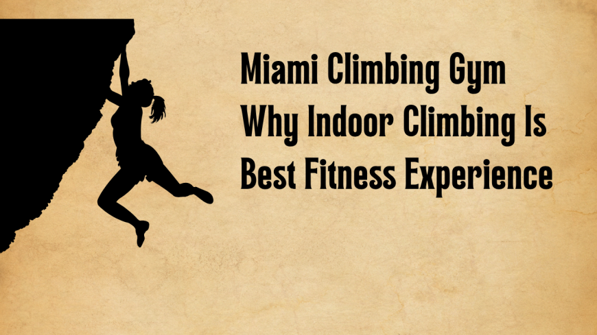 Miami Climbing Gym Why Indoor Climbing Is Best Fitness Experience