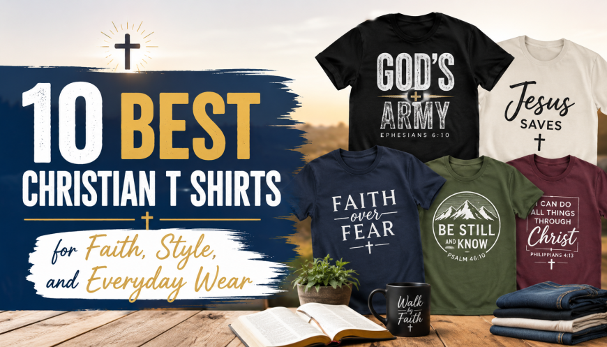 10 Best Christian T Shirts for Faith, Style, and Everyday Wear