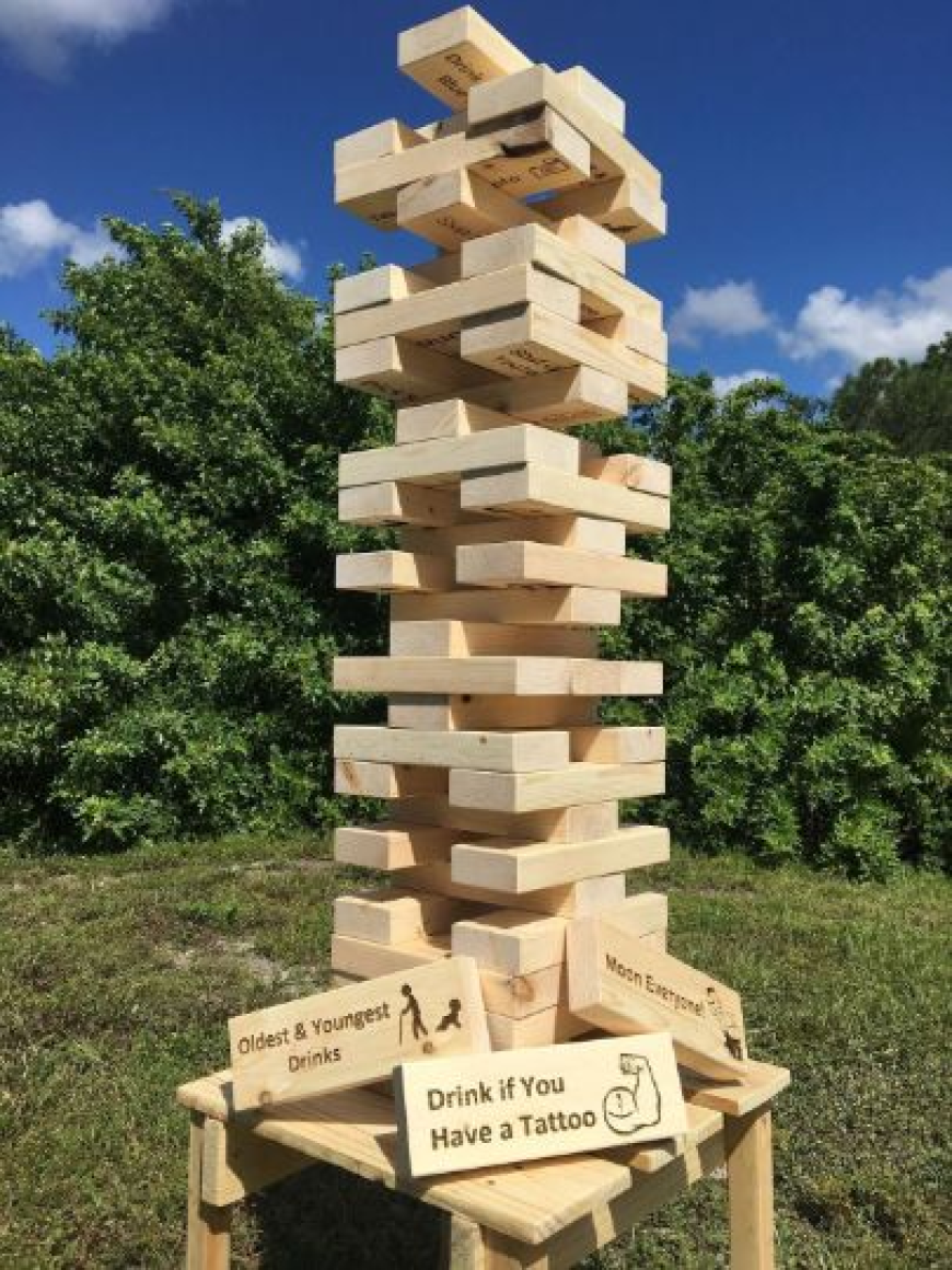 Custom Giant Jenga: A Unique Promotional Tool for Businesses