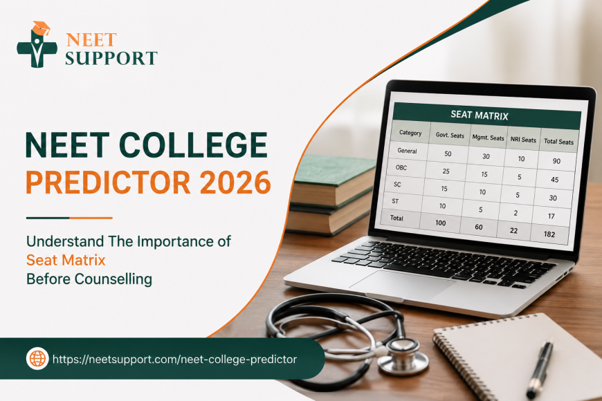 NEET College Predictor 2026: Understand The Importance of Seat Matrix Before Counselling