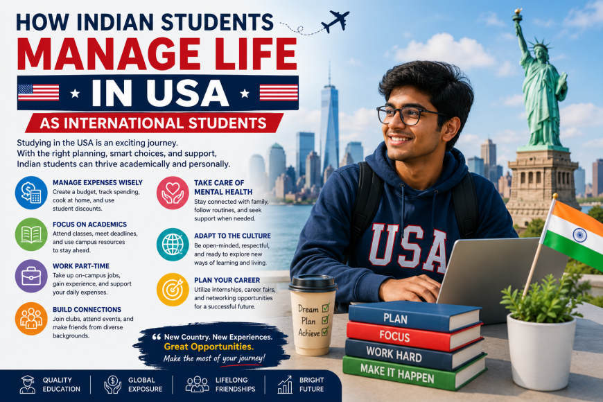 How Indian Students Manage Life in USA as International Students