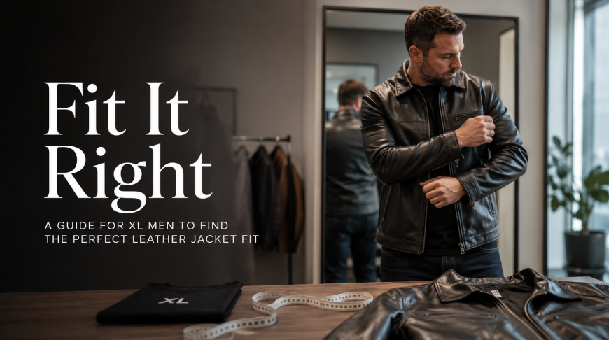 XL Mens Leather Jacket Fit Guide: What to Look For When Standard Sizing Lets You Down