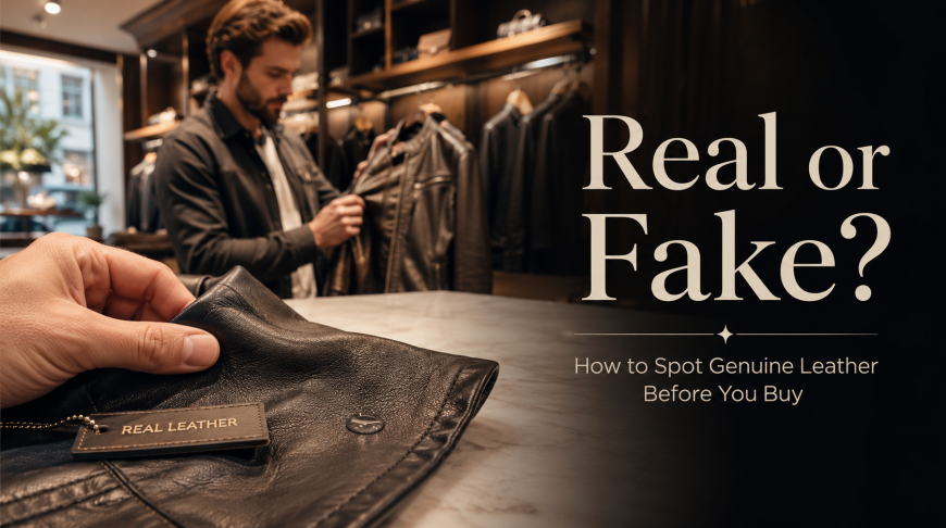 Real Leather Jacket vs. Faux: Five Tests You Can Do in the Store Before You Buy