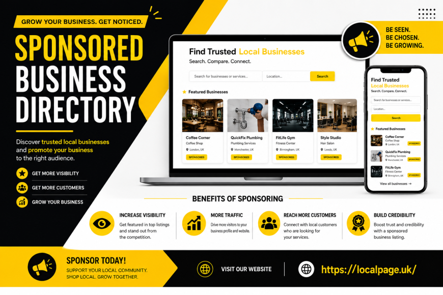 Paid business directory UK local page strong exposure