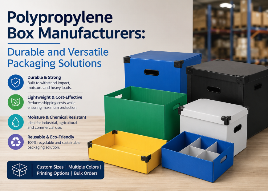 Polypropylene Box Manufacturers: Durable and Versatile Packaging Solutions