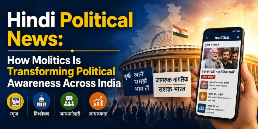 Hindi Political News: How Molitics Is Transforming Political Awareness Across India
