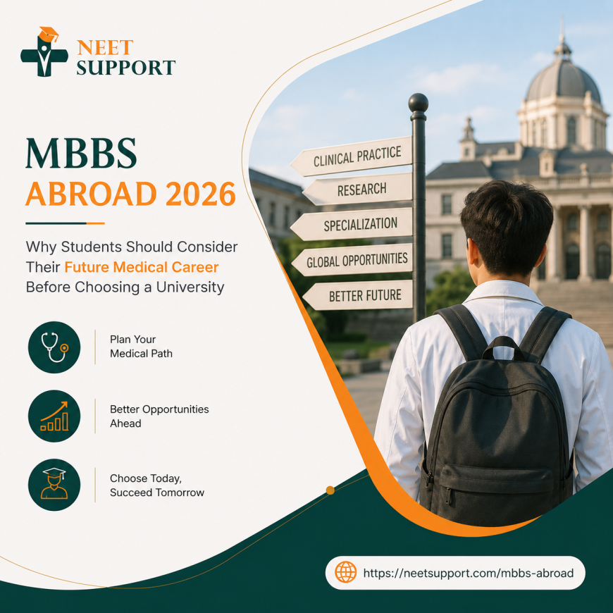 MBBS Abroad 2026: Why Students Should Consider Their Future Medical Career Before Choosing a University