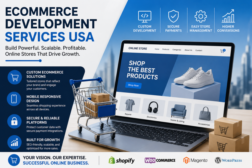 Why Ecommerce Development Services USA Are Essential for Online Business Growth