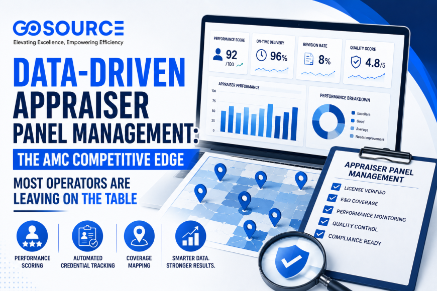 Data-Driven Appraiser Panel Management: The AMC Competitive Edge Most Operators Are Leaving on the Table