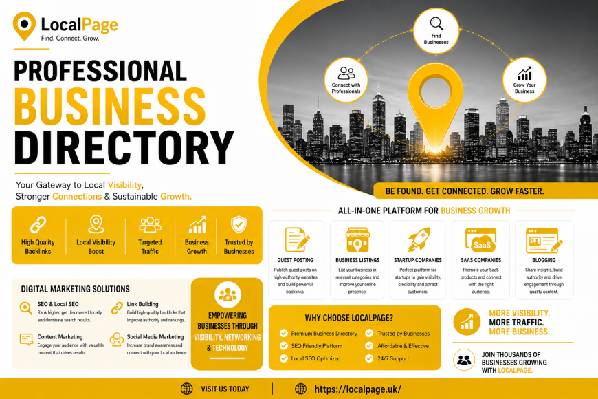 Professional Online Business Directory UK for Brand Visibility