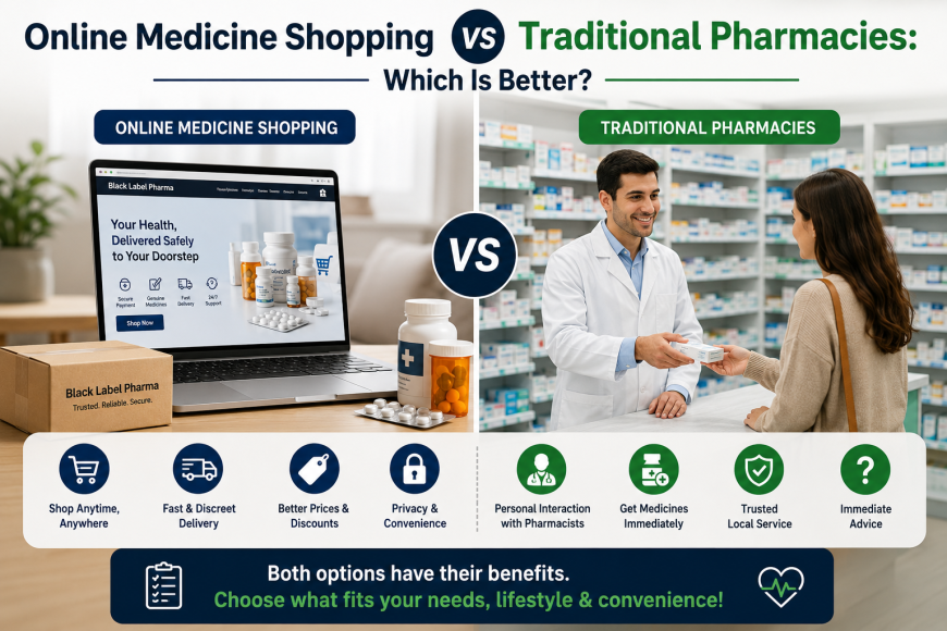 Online Medicine Shopping vs Traditional Pharmacies: Which Is Better?
