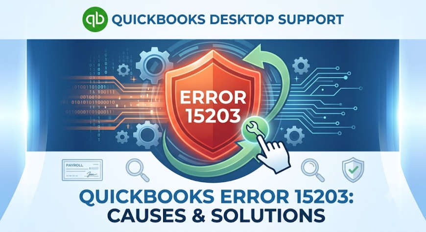Why QuickBooks Error 15203 Happens and How to Resolve It Successfully
