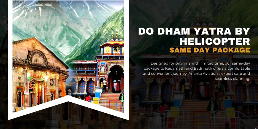 When the Mountains Meet the Sky: 2 Dham Yatra by Helicopter