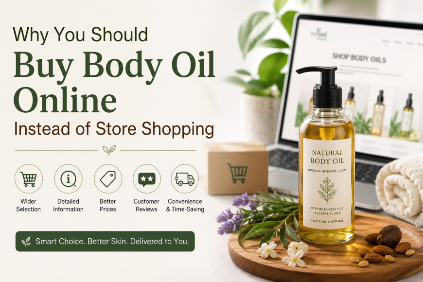 Why You Should Buy Body Oil Online Instead of Store Shopping