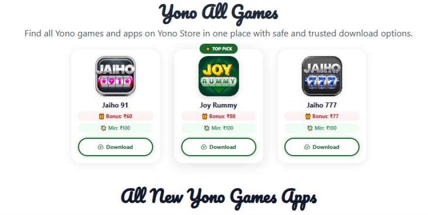 yono games