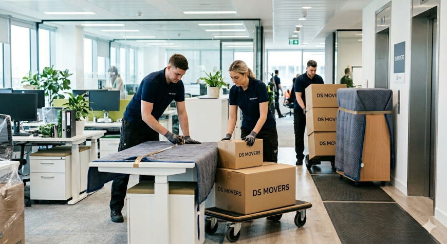 Professional Office Moving Services | DS Movers Experts