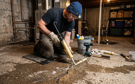 How To Fix a Leak in the Basement Floor?