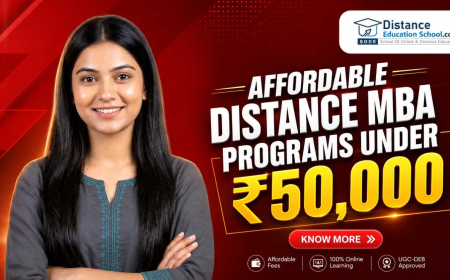 Affordable Distance MBA Programs Under ₹50,000: Complete Admission & Course Guide
