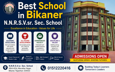 Best School in Bikaner for Quality Education and Holistic Development – N.N.R.S.V. Sr. Sec. School