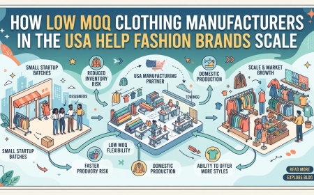 How Low MOQ Clothing Manufacturers in the USA Help Fashion Brands Scale