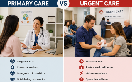 Primary Care vs. Urgent Care: What's the Difference?