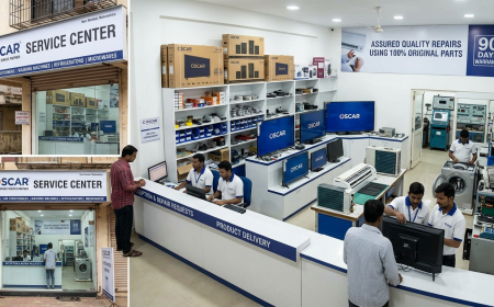 Does Oscar Service Center provide doorstep repair support?