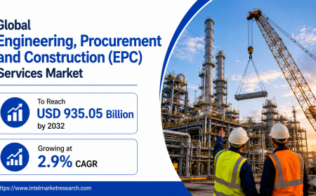 Global Engineering, Procurement and Construction (EPC) Services Market to Reach USD 935.05 Billion by 2032, Growing at 2.9% CAGR