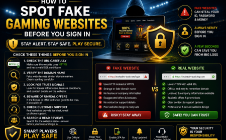 How to Spot Fake Gaming Websites Before You Sign In