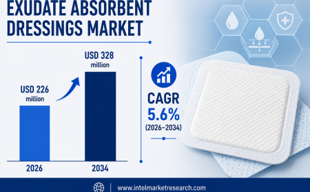 Exudate Absorbent Dressings Market to Reach USD 328 Million by 2034