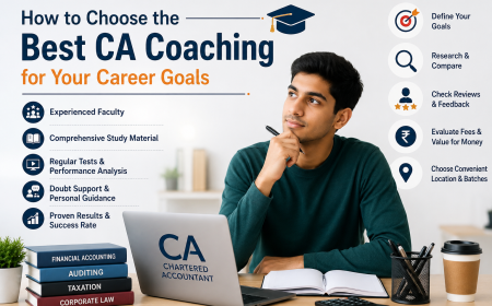 How to Choose the Best CA Coaching for Your Career Goals
