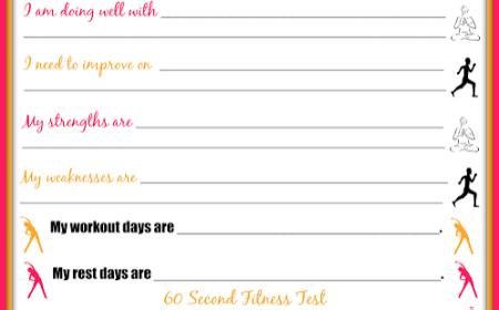 Fitness Goals Worksheet & Monthly Payroll Sample
