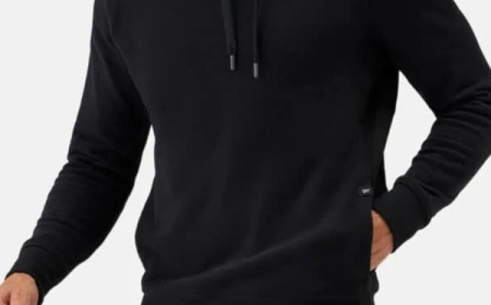 Men Black Essential Fleece Hoodie: Ultimate Comfort Meets Everyday Style