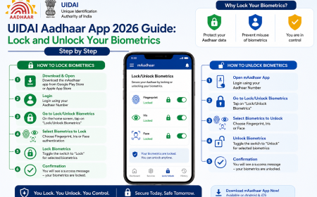 Aadhaar Biometric Lock and Unlock Process Explained for 2026