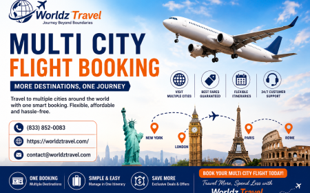 Multi City Flight Booking Made Easy with Worldz Travel