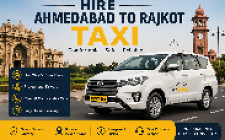 Hire Ahmedabad to Rajkot Taxi | One Way & Round Trip Cab Service