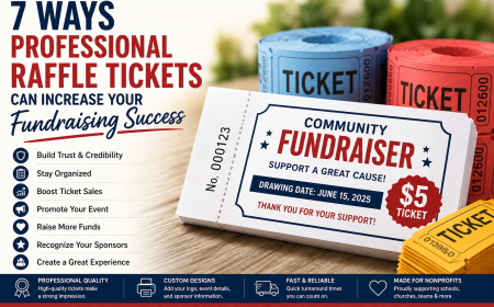 7 Ways Professional Raffle Tickets Can Increase Your Fundraising Success