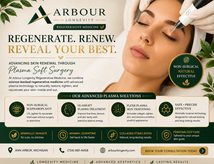 Arbour Longevity Regenerative Medicine | Plasma Soft Surgery