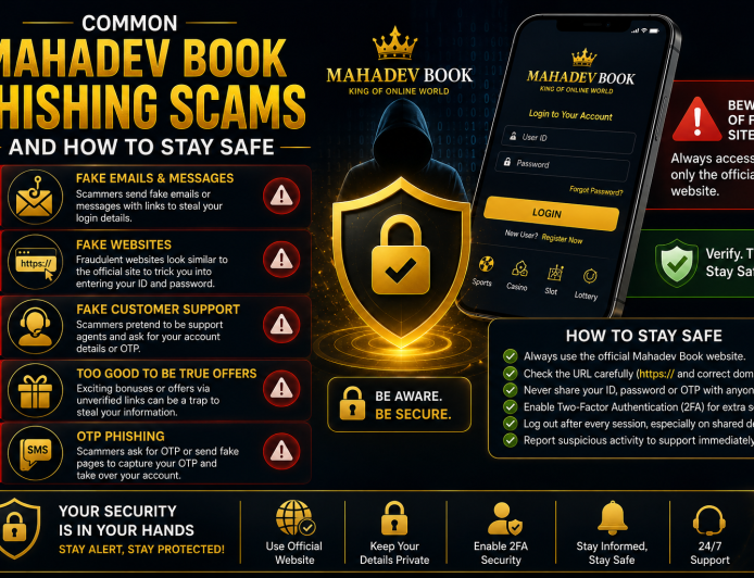 Common Mahadev Book Phishing Scams and How to Stay Safe