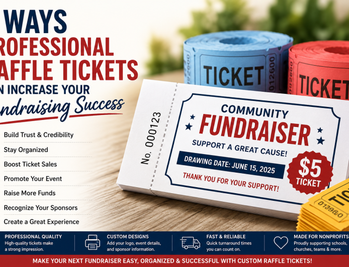 7 Ways Professional Raffle Tickets Can Increase Your Fundraising Success